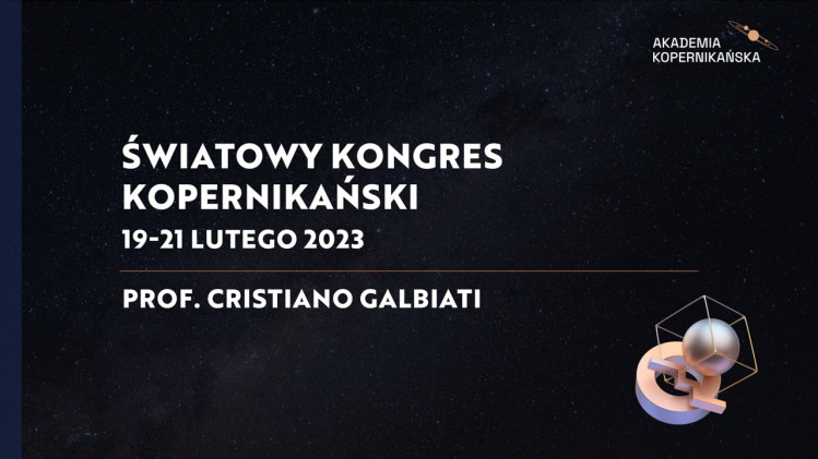prof. Cristiano Galbiati - Światowy Kongres Kopernikański